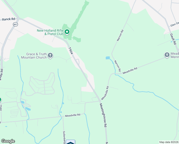 map of restaurants, bars, coffee shops, grocery stores, and more near 521 Meetinghouse Road in Gap