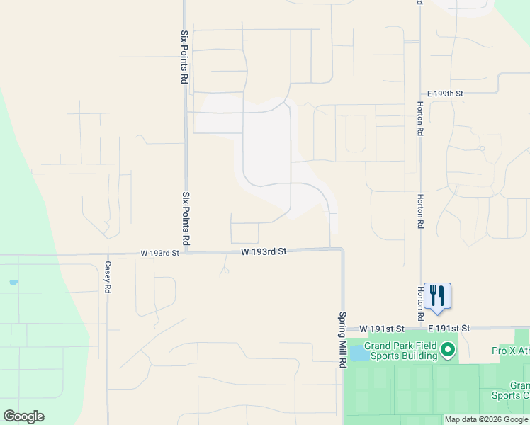 map of restaurants, bars, coffee shops, grocery stores, and more near 718 West 193rd Street in Sheridan