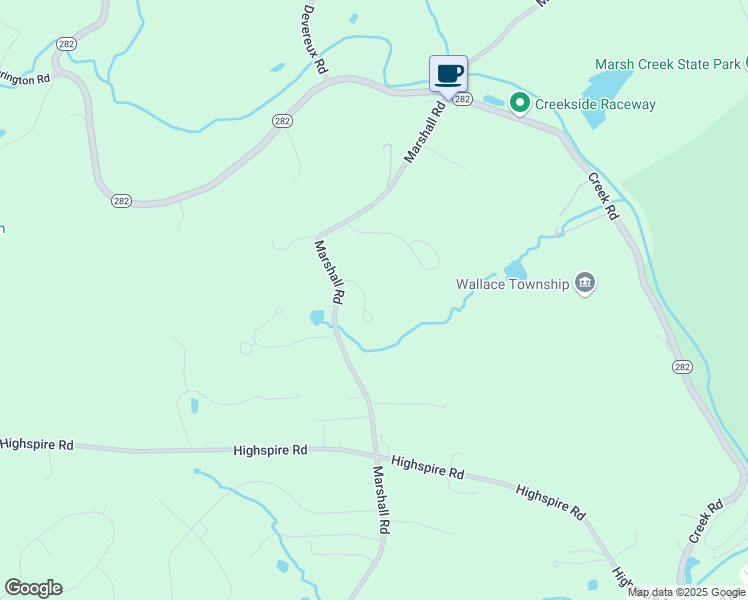 map of restaurants, bars, coffee shops, grocery stores, and more near 21 Jacqueline Circle in Glenmoore