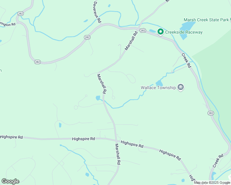 map of restaurants, bars, coffee shops, grocery stores, and more near 21 Jacqueline Circle in Glenmoore