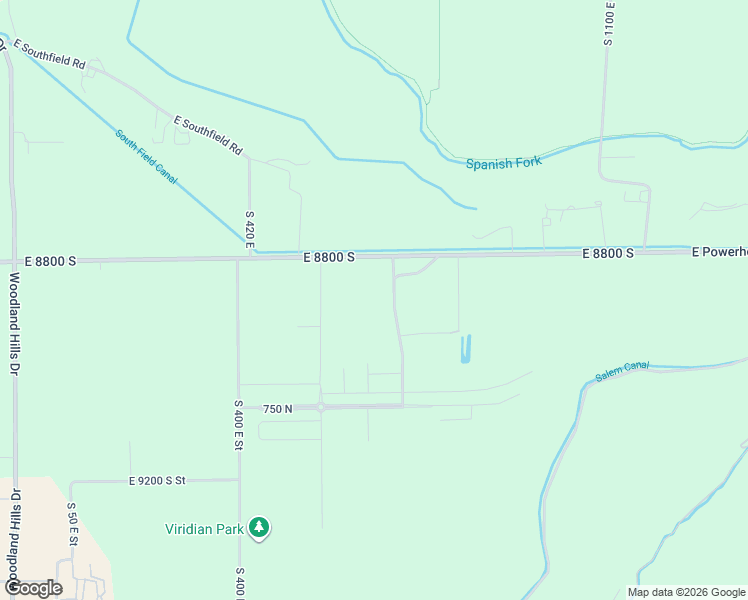 map of restaurants, bars, coffee shops, grocery stores, and more near 1006 North 1690 East in Spanish Fork