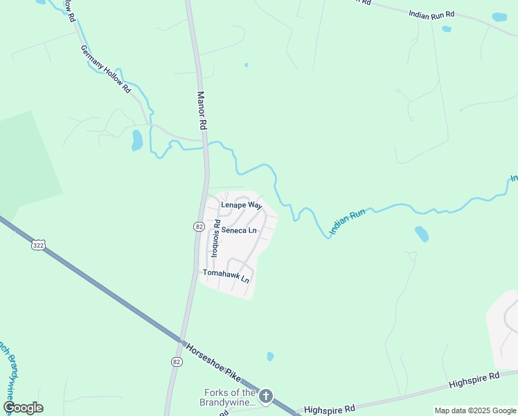 map of restaurants, bars, coffee shops, grocery stores, and more near 8 Cheyenne Lane in Honey Brook