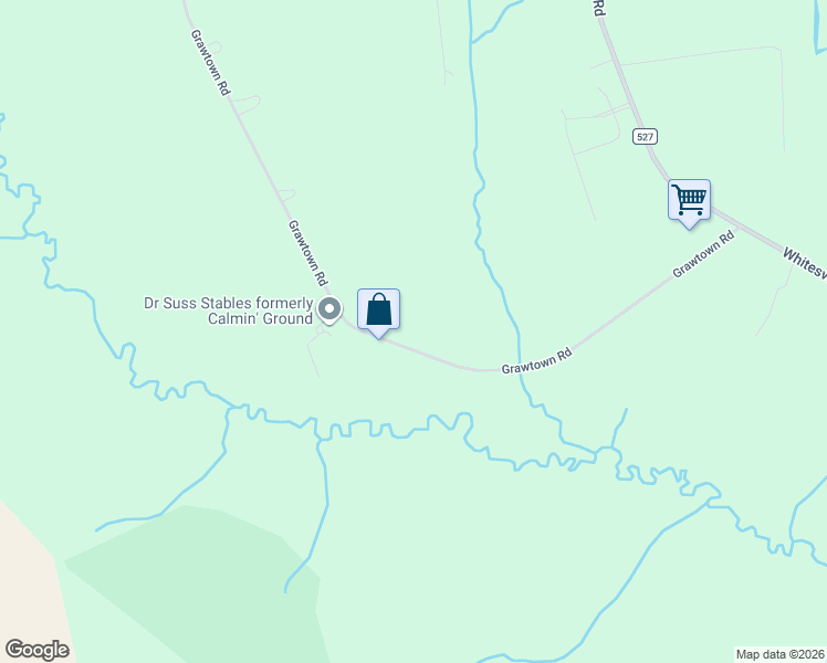 map of restaurants, bars, coffee shops, grocery stores, and more near 281 Grawtown Road in Jackson Township