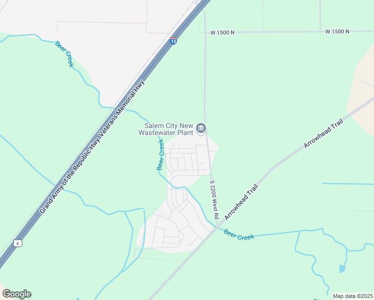 map of restaurants, bars, coffee shops, grocery stores, and more near 8757 South 2200 West in Payson
