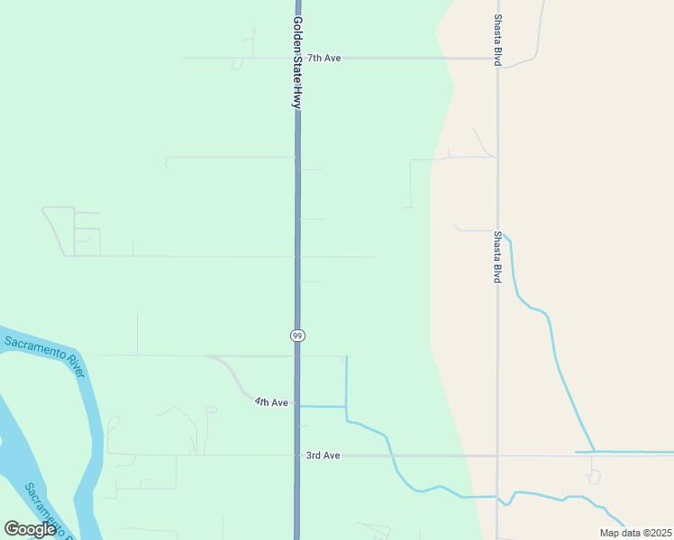 map of restaurants, bars, coffee shops, grocery stores, and more near 25205 5th Avenue in Los Molinos