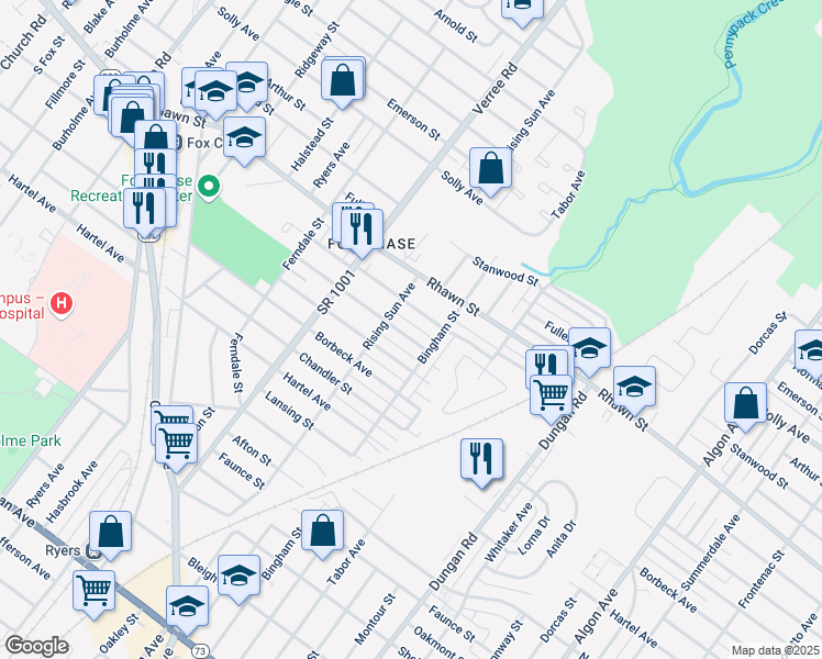 map of restaurants, bars, coffee shops, grocery stores, and more near 920 Ripley Street in Philadelphia