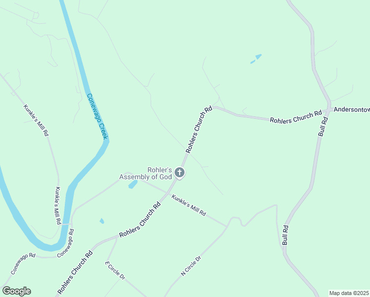 map of restaurants, bars, coffee shops, grocery stores, and more near 6411 Bluebird Lane in Dover
