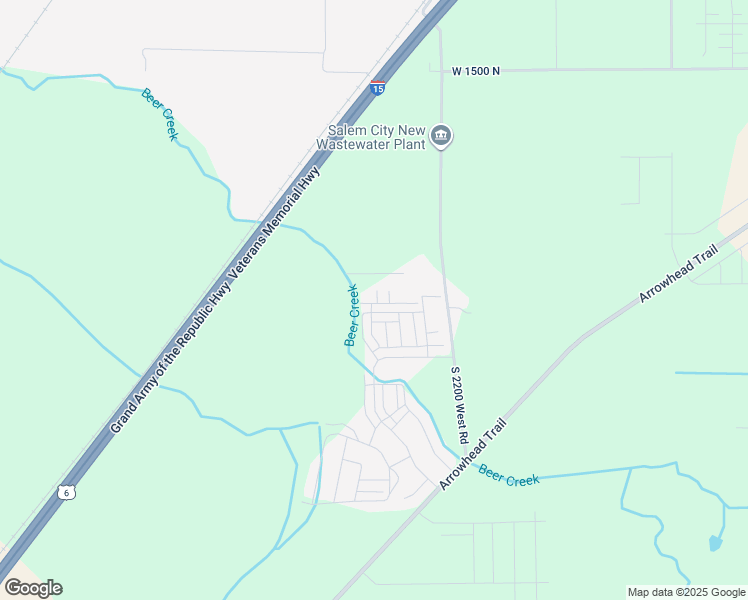 map of restaurants, bars, coffee shops, grocery stores, and more near 1782 North 1240 East in Benjamin