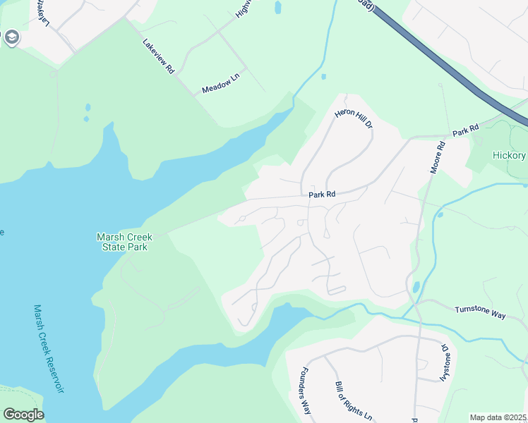 map of restaurants, bars, coffee shops, grocery stores, and more near 705 Harbour Ridge Lane in Downingtown