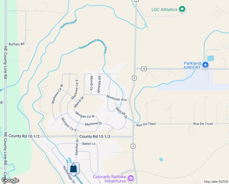 map of restaurants, bars, coffee shops, grocery stores, and more near 4677-4889 County Road 3 in Erie