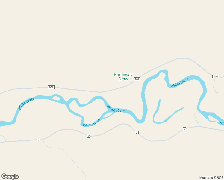 map of restaurants, bars, coffee shops, grocery stores, and more near 6662 County Road 102 in Rangely