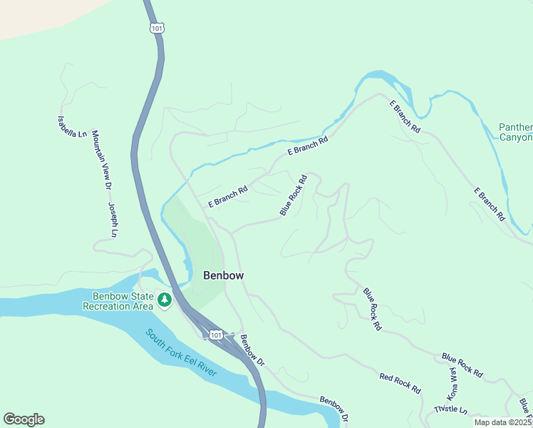 map of restaurants, bars, coffee shops, grocery stores, and more near 229 Blue Rock Road in Garberville