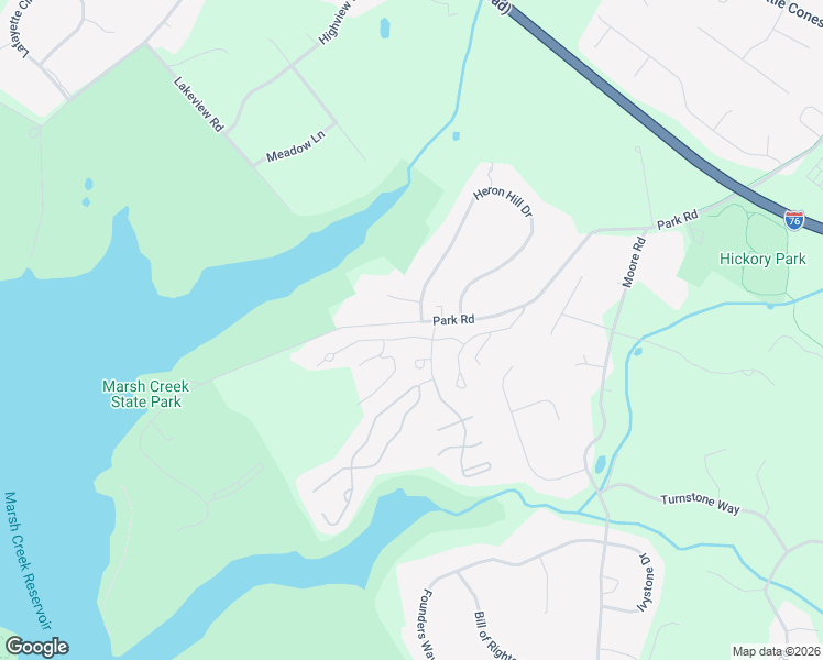 map of restaurants, bars, coffee shops, grocery stores, and more near 210 Harbour Ridge Lane in Downingtown