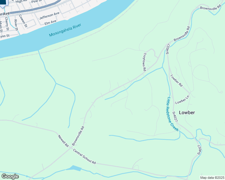 map of restaurants, bars, coffee shops, grocery stores, and more near in Fayette City