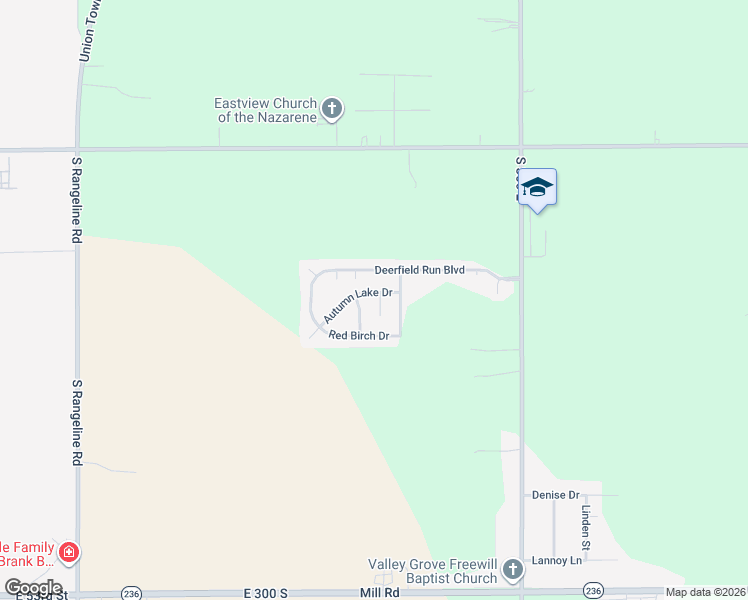 map of restaurants, bars, coffee shops, grocery stores, and more near 2335 Fawn Circle in Anderson