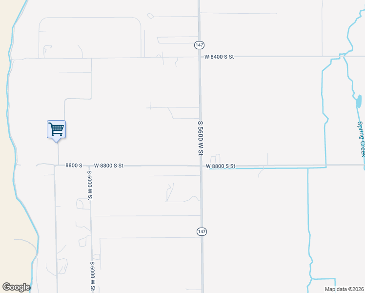 map of restaurants, bars, coffee shops, grocery stores, and more near 5620 West 8800 South Street in Payson