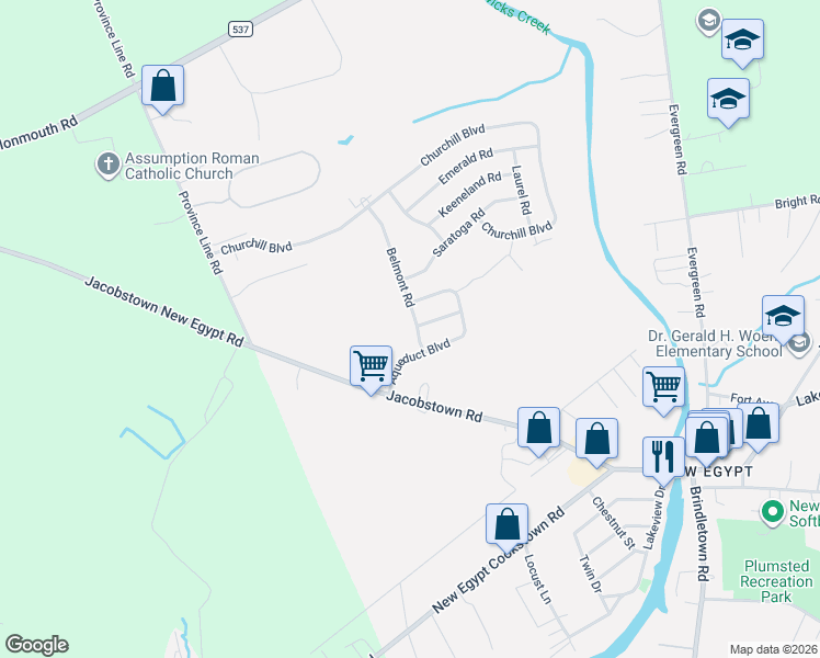 map of restaurants, bars, coffee shops, grocery stores, and more near in Plumsted