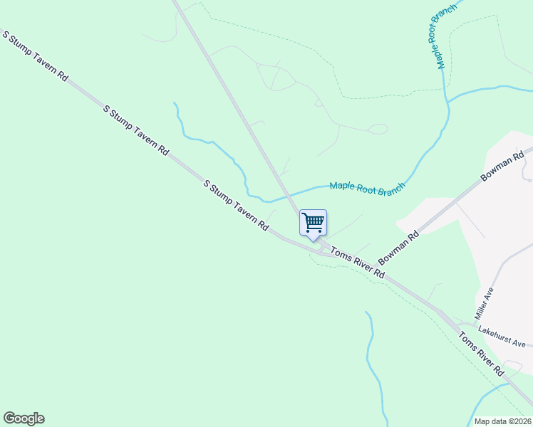 map of restaurants, bars, coffee shops, grocery stores, and more near 595 South Stump Tavern Road in Jackson Township