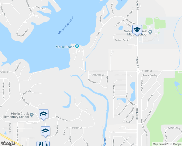 map of restaurants, bars, coffee shops, grocery stores, and more near 7360 Chipwood Drive in Noblesville