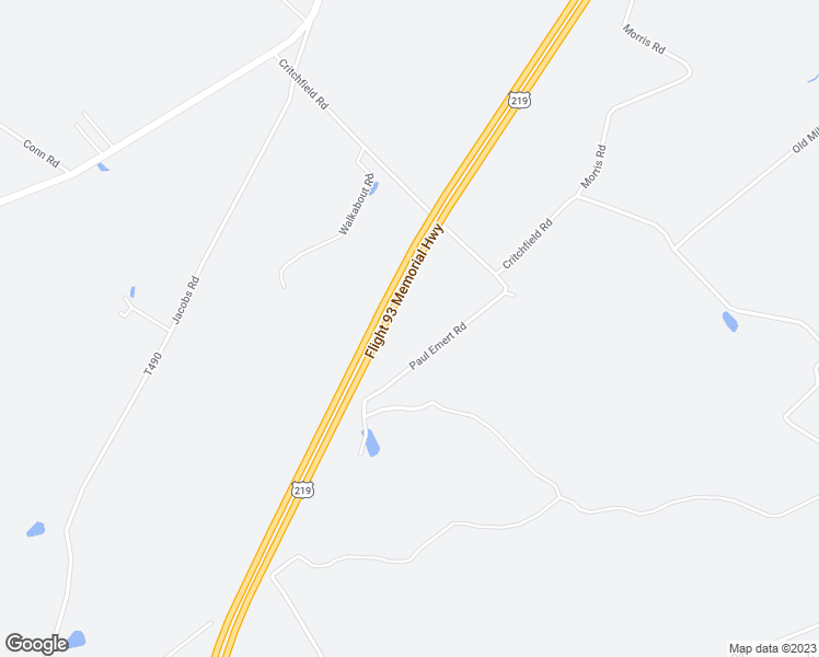 map of restaurants, bars, coffee shops, grocery stores, and more near Flight 93 Memorial Highway in Somerset