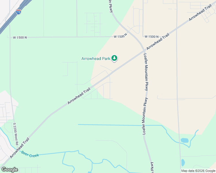 map of restaurants, bars, coffee shops, grocery stores, and more near Arrowhead Trail in Spanish Fork