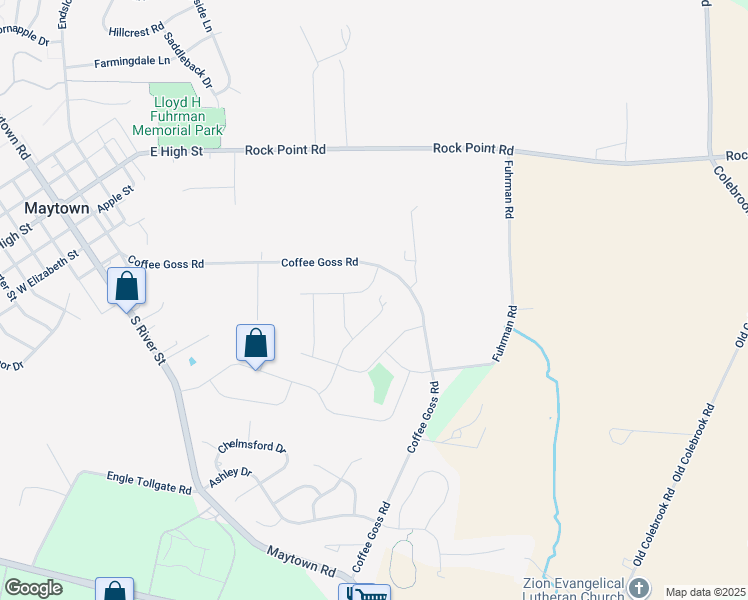 map of restaurants, bars, coffee shops, grocery stores, and more near 210 Coffee Goss Road in Marietta