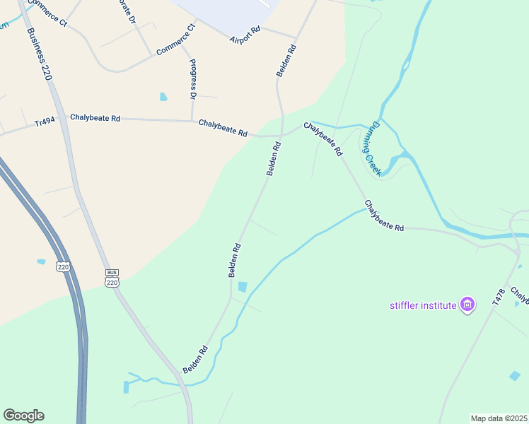 map of restaurants, bars, coffee shops, grocery stores, and more near 410 Belden Road in Bedford