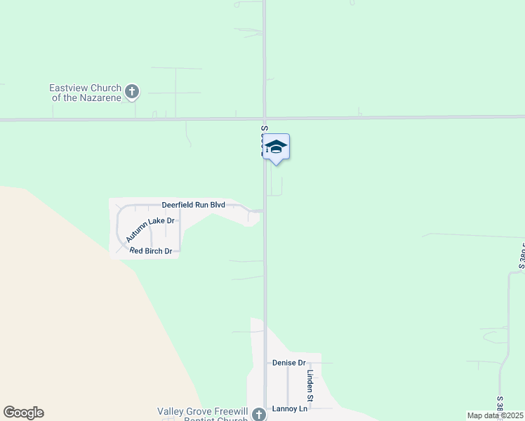 map of restaurants, bars, coffee shops, grocery stores, and more near 2986 Deerfield Run Boulevard in Anderson