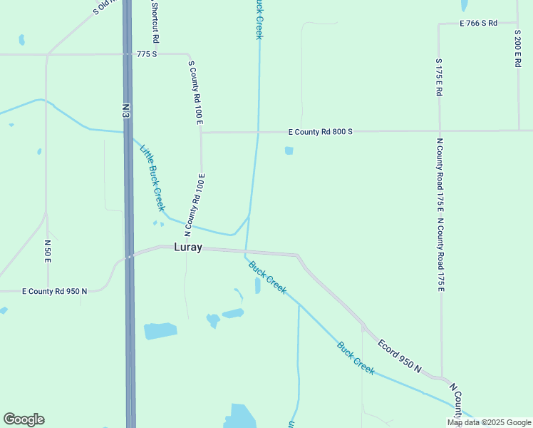 map of restaurants, bars, coffee shops, grocery stores, and more near 1190 East County Road 950 North in Springport