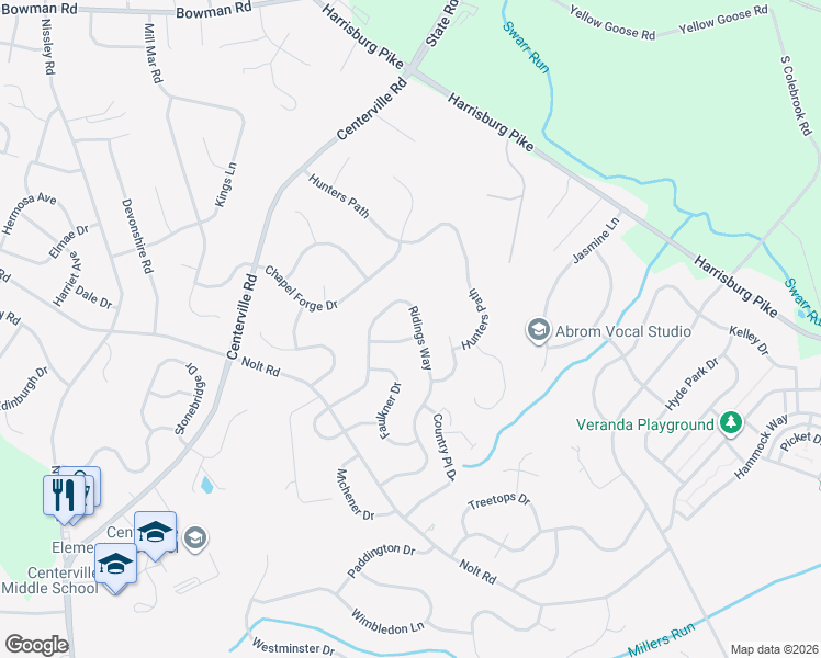 map of restaurants, bars, coffee shops, grocery stores, and more near 209 Fleming Place in Lancaster
