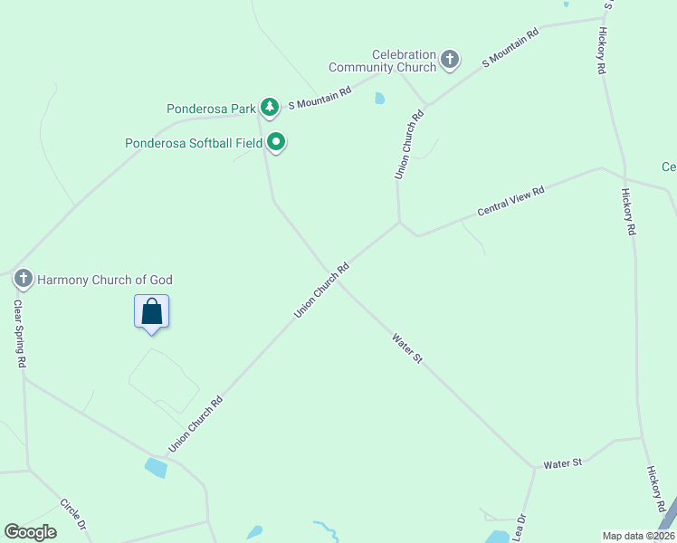 map of restaurants, bars, coffee shops, grocery stores, and more near 152 Water Street in Dillsburg
