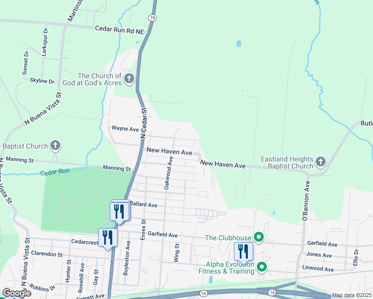 map of restaurants, bars, coffee shops, grocery stores, and more near 473 New Haven Avenue in Newark