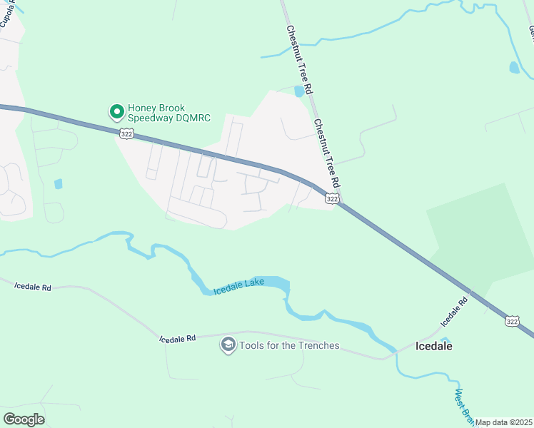 map of restaurants, bars, coffee shops, grocery stores, and more near Kemper Drive in Chester County