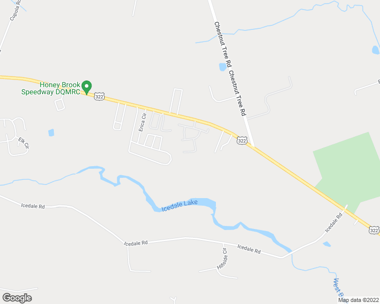 map of restaurants, bars, coffee shops, grocery stores, and more near Kemper Drive in Chester County