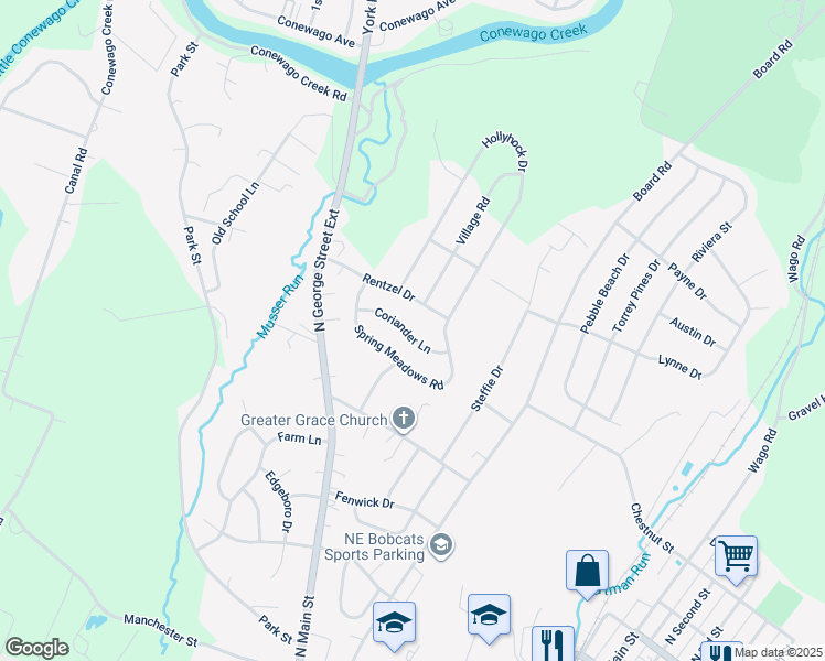 map of restaurants, bars, coffee shops, grocery stores, and more near 80 Coriander Lane in Manchester