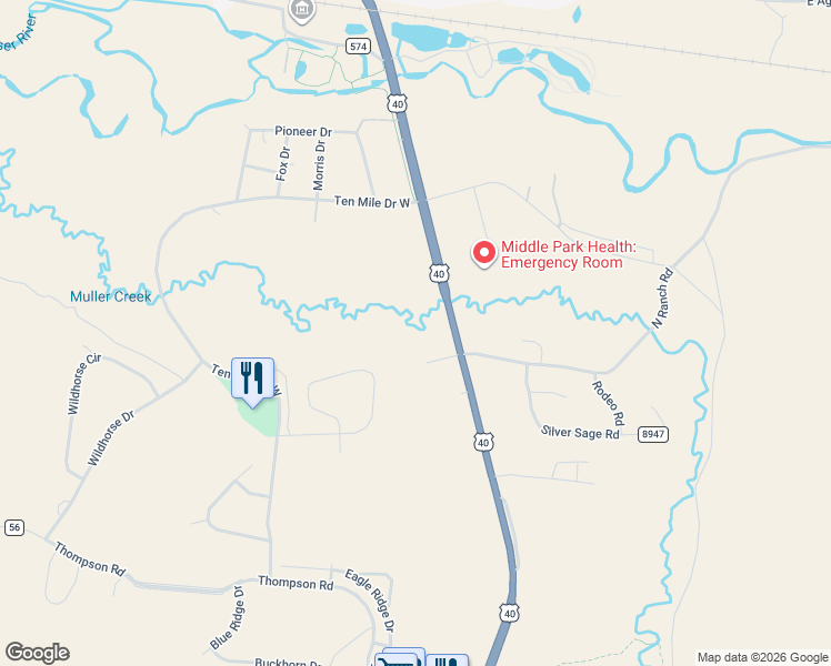 map of restaurants, bars, coffee shops, grocery stores, and more near in Granby