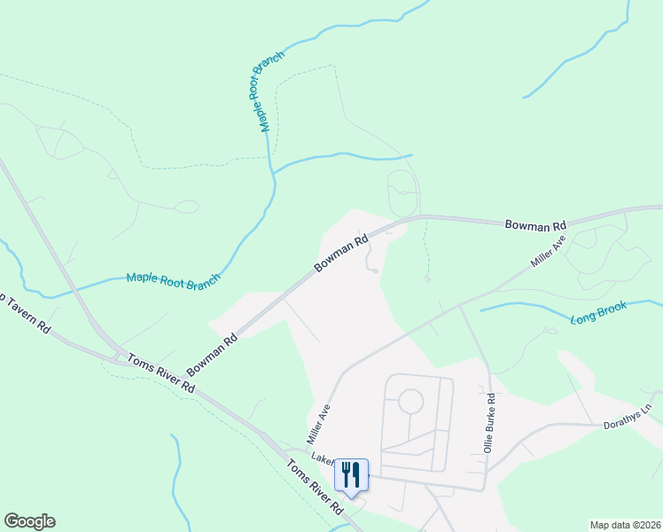 map of restaurants, bars, coffee shops, grocery stores, and more near 811 Bowman Road in Jackson Township