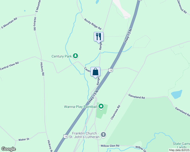 map of restaurants, bars, coffee shops, grocery stores, and more near 940 Range End Road in Dillsburg