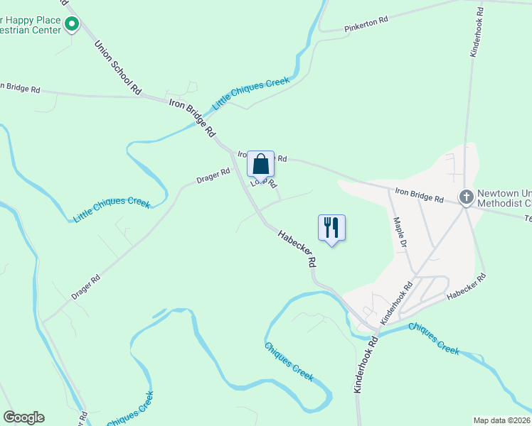 map of restaurants, bars, coffee shops, grocery stores, and more near 1316 Rock Circle Drive in Columbia