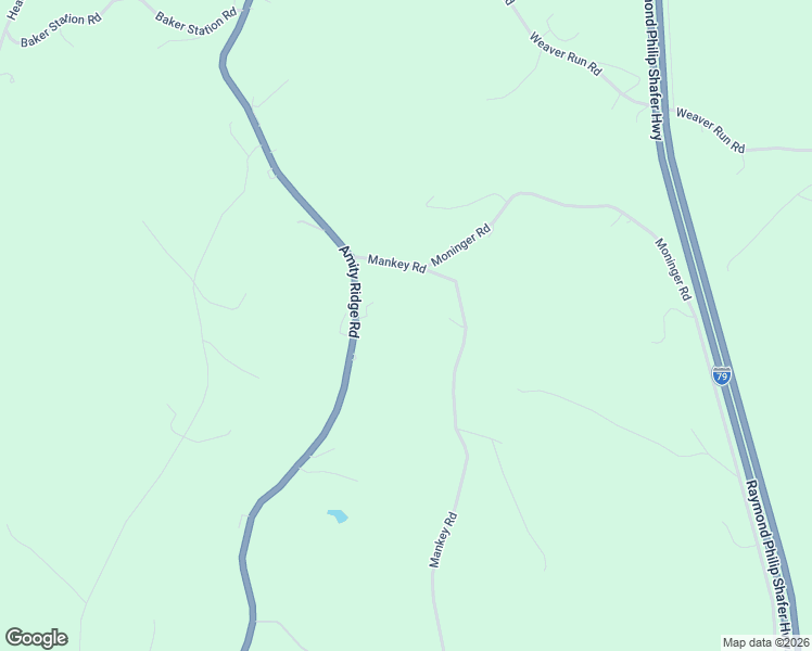 map of restaurants, bars, coffee shops, grocery stores, and more near 1178 Amity Ridge Road in Amity