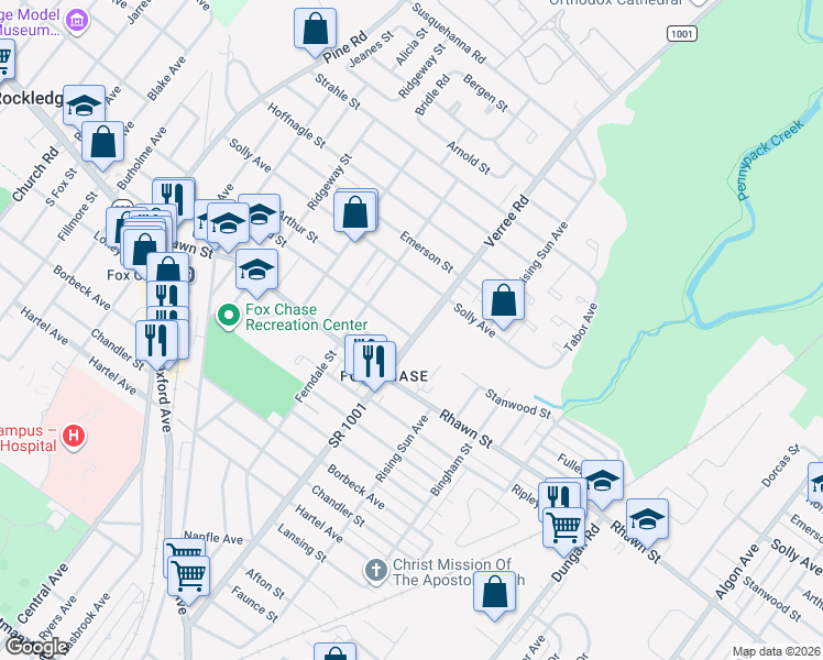 map of restaurants, bars, coffee shops, grocery stores, and more near 839 Stanwood Street in Philadelphia