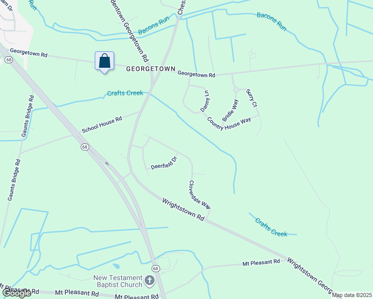 map of restaurants, bars, coffee shops, grocery stores, and more near 22 Cloverdale Way in Columbus