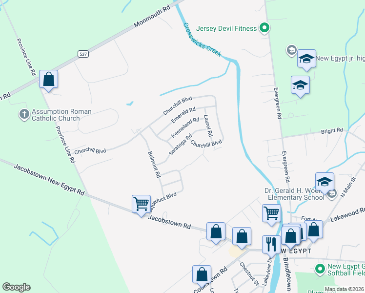 map of restaurants, bars, coffee shops, grocery stores, and more near 32 Chepstow Road in Plumsted