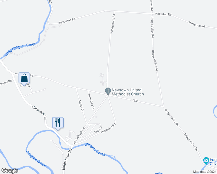 map of restaurants, bars, coffee shops, grocery stores, and more near 1339 Kinderhook Road in Columbia