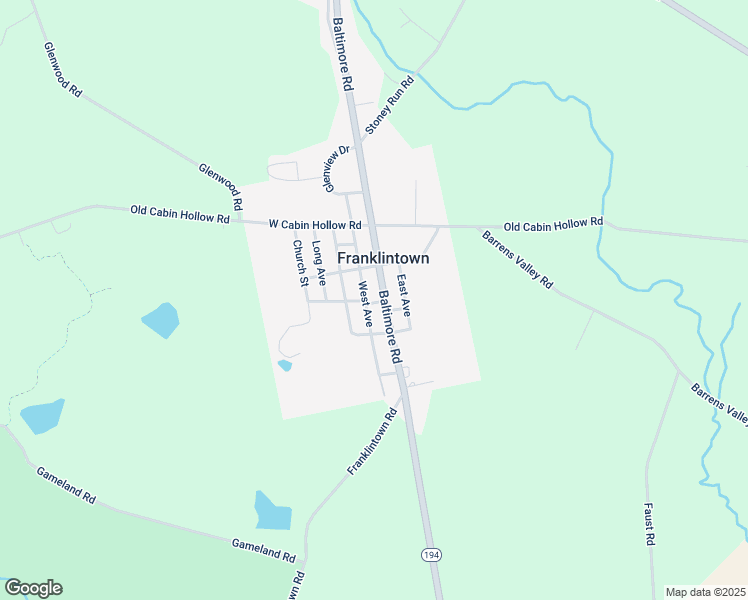 map of restaurants, bars, coffee shops, grocery stores, and more near 24 Baltimore Road in Dillsburg