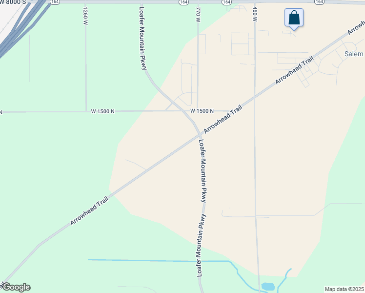 map of restaurants, bars, coffee shops, grocery stores, and more near Arrowhead Trail in Salem