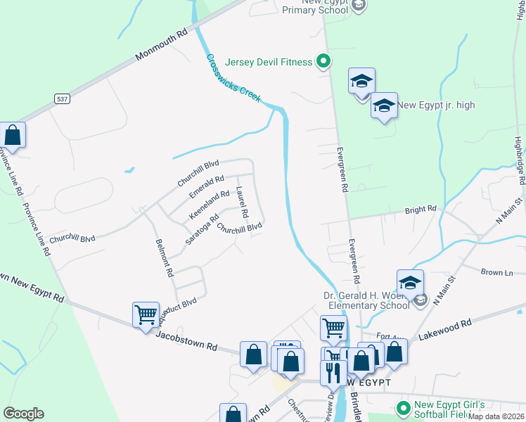 map of restaurants, bars, coffee shops, grocery stores, and more near in Plumsted