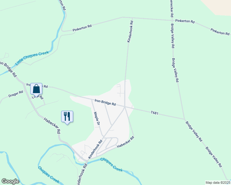 map of restaurants, bars, coffee shops, grocery stores, and more near 1865 Hickory Street in Columbia