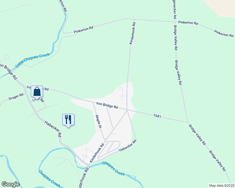 map of restaurants, bars, coffee shops, grocery stores, and more near 1865 Hickory Street in Columbia