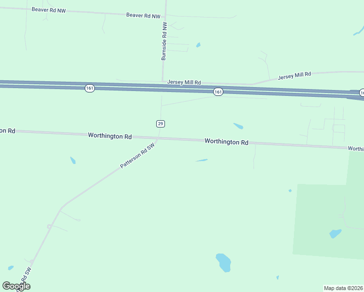 map of restaurants, bars, coffee shops, grocery stores, and more near 10401 Worthington Road in Pataskala